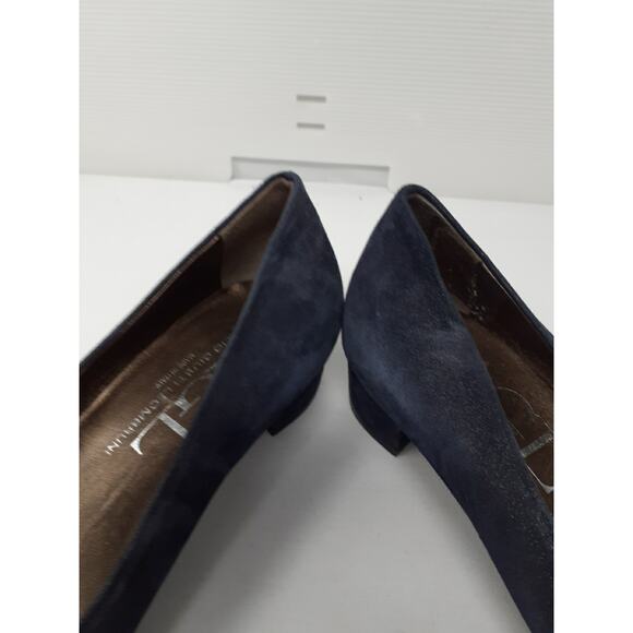 AGL Atillio Giusti Leombruni Pointy Toe Pump Navy size 41.5 Shoes Career - Picture 5 of 14